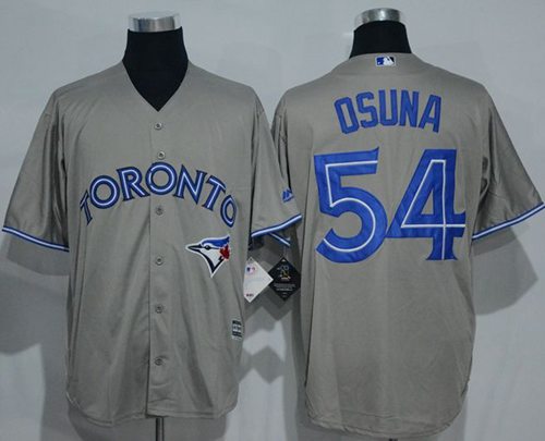 Blue Jays #54 Roberto Osuna Grey New Cool Base Stitched MLB Jersey - Click Image to Close